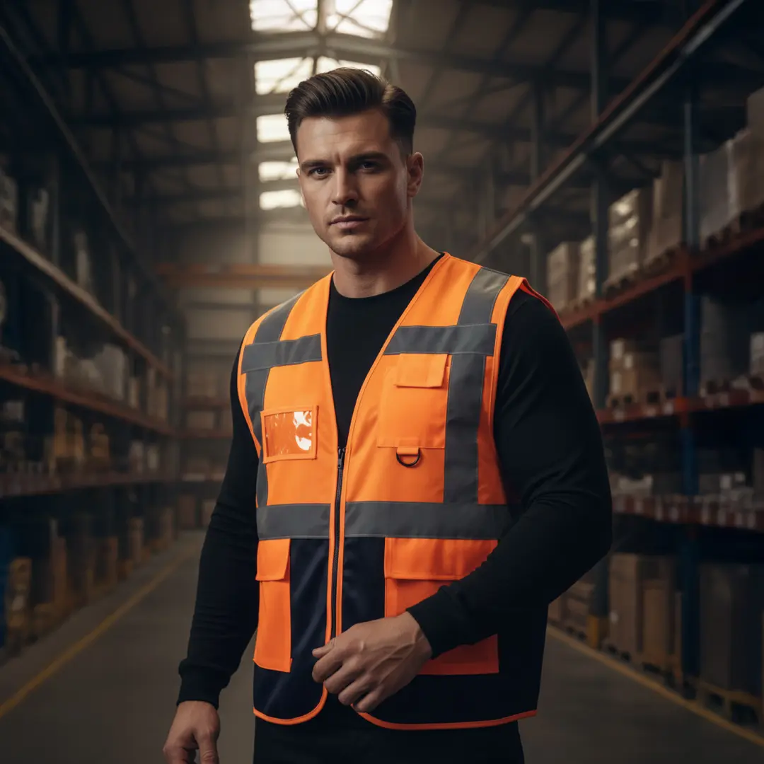 Fileli Reflektörlü İş Güvenliği Yeleği