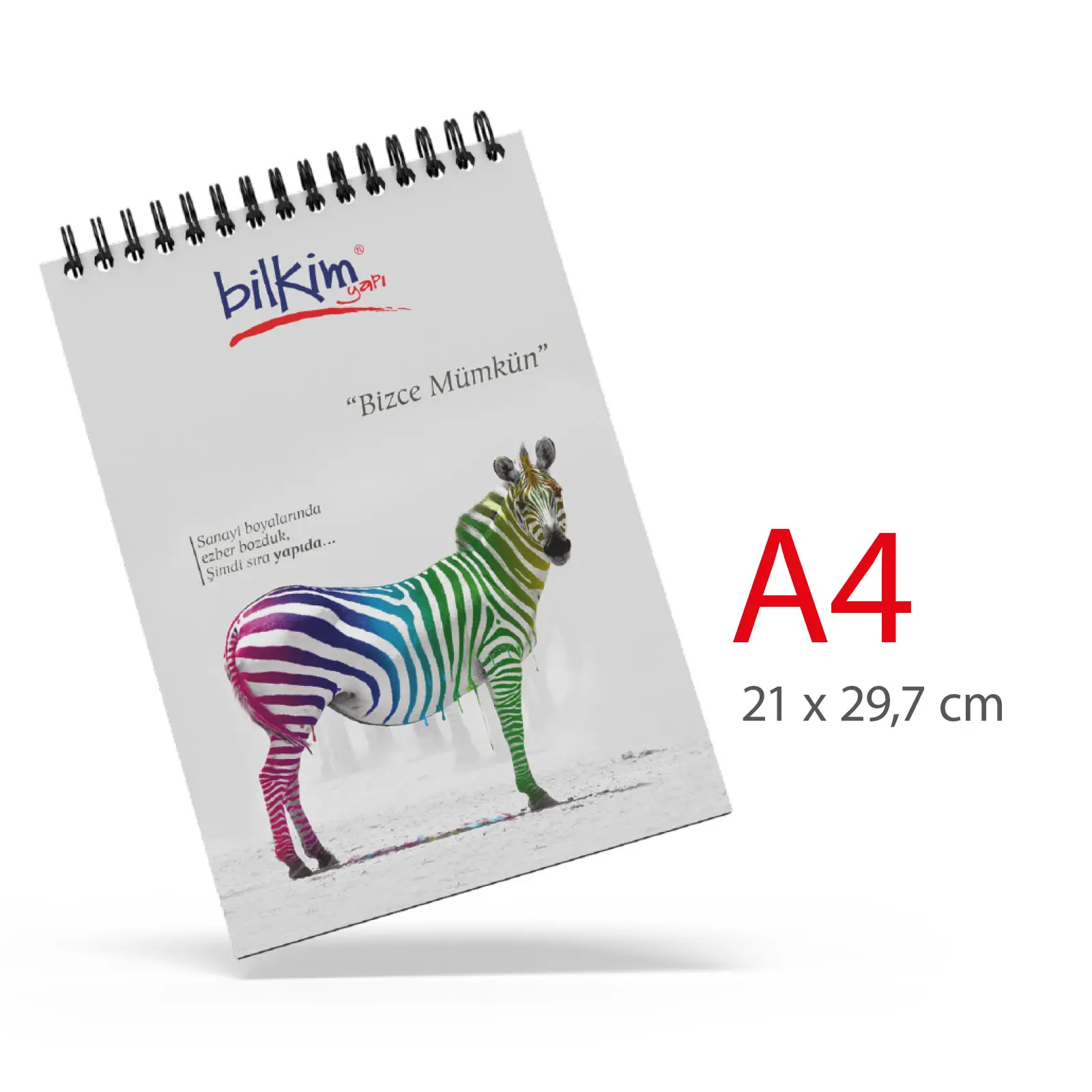 ALA-51 A4 KARTON KAPAKLI SPİRALLİ BLOKNOT