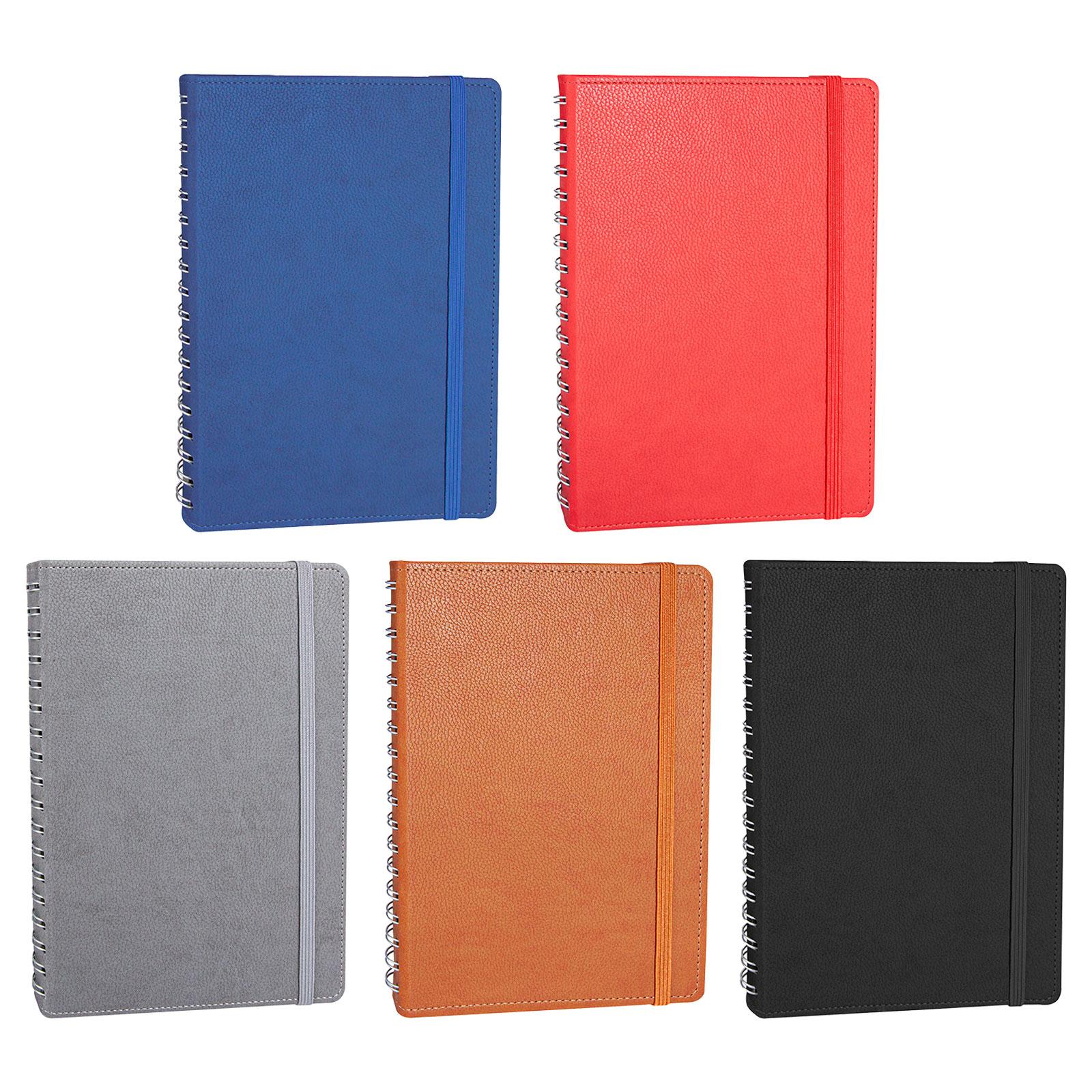 SÖĞÜTÖZÜ SİYAH SPİRALLİ TARİHSİZ DEFTER (17X24 CM)