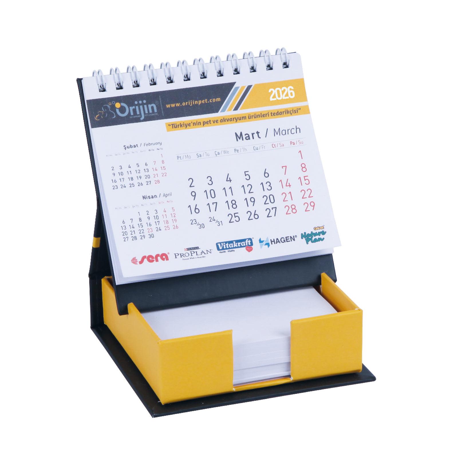 PM-31 TAKVİMLİ KÜP BLOKNOT