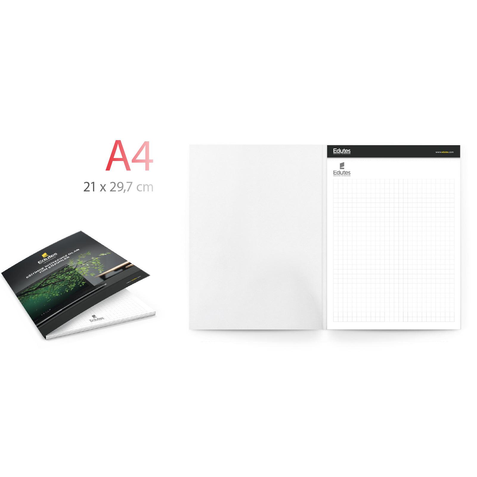 ALA-53 KAPAK GEÇMELİ YANA AÇILIR A4 BLOKNOT