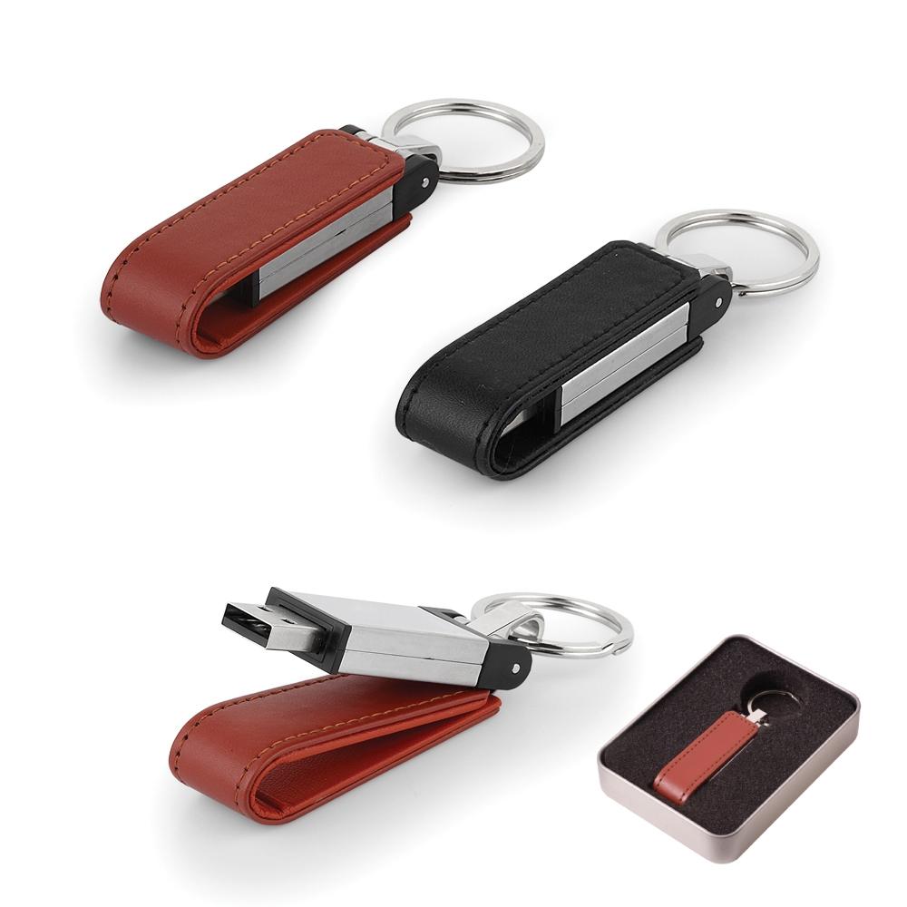 Deri Metal AnahtarlIk Usb Bellek