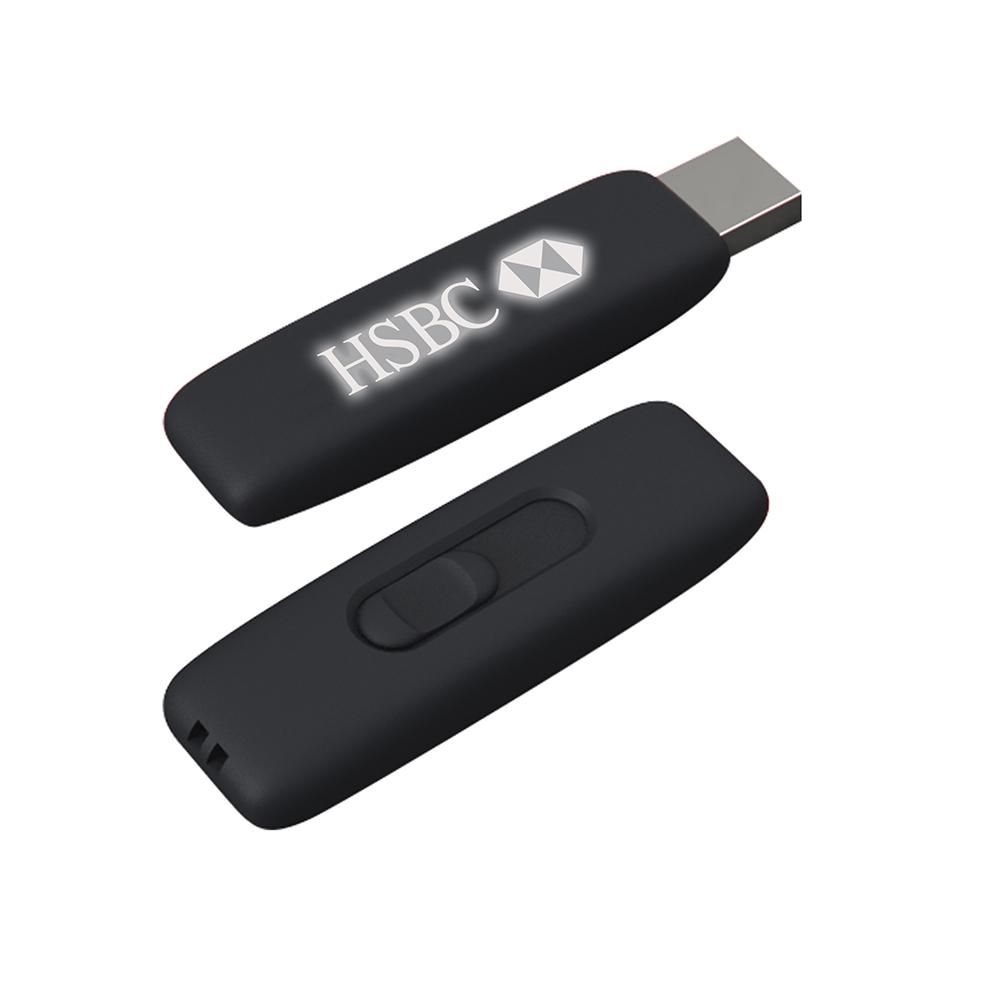 Rubber Işıklı USb Bellek
